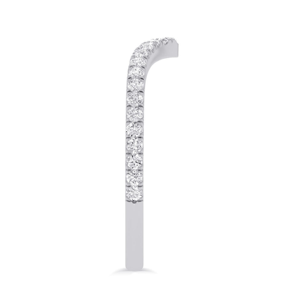 V shape Light Weighted Eternity Band