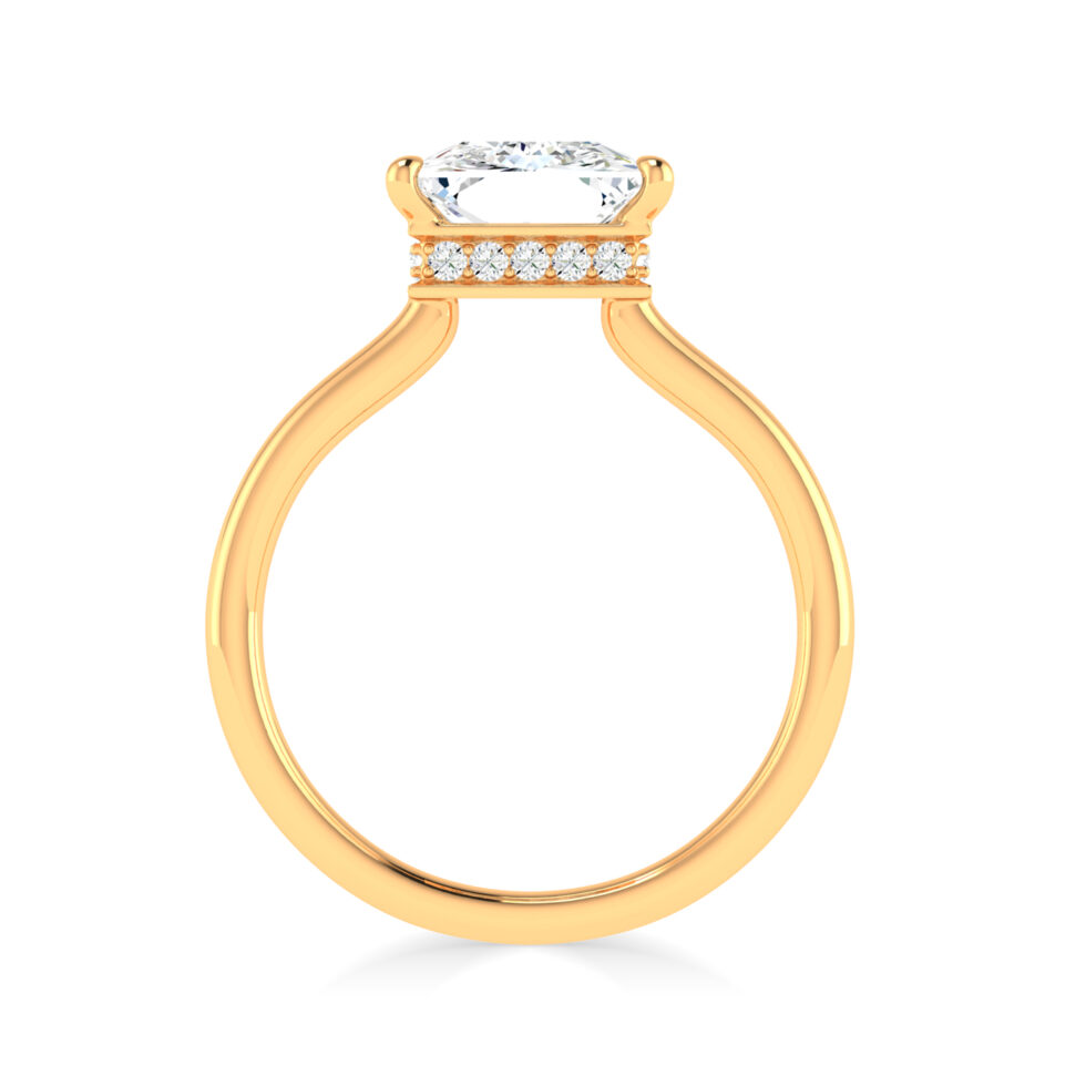 2 ct Lab Grown Diamond Princess Ring