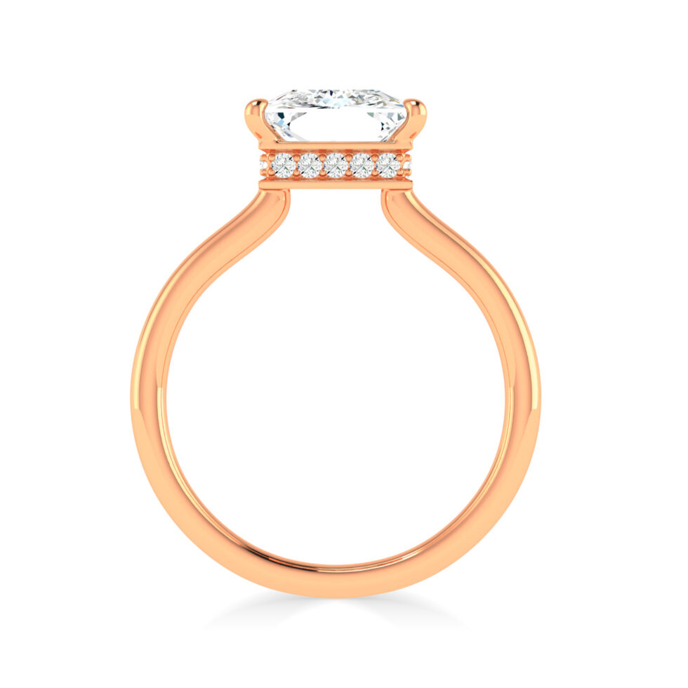 2 ct Lab Grown Diamond Princess Ring