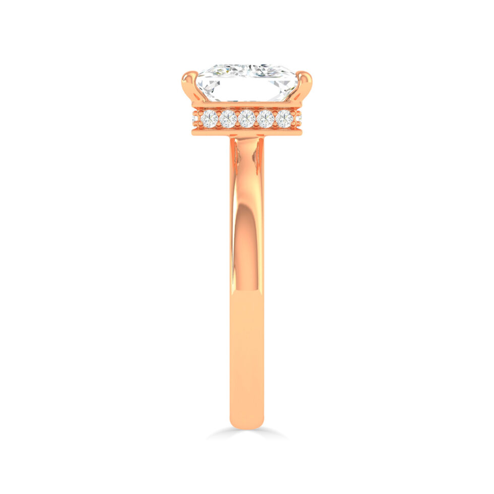 2 ct Lab Grown Diamond Princess Ring