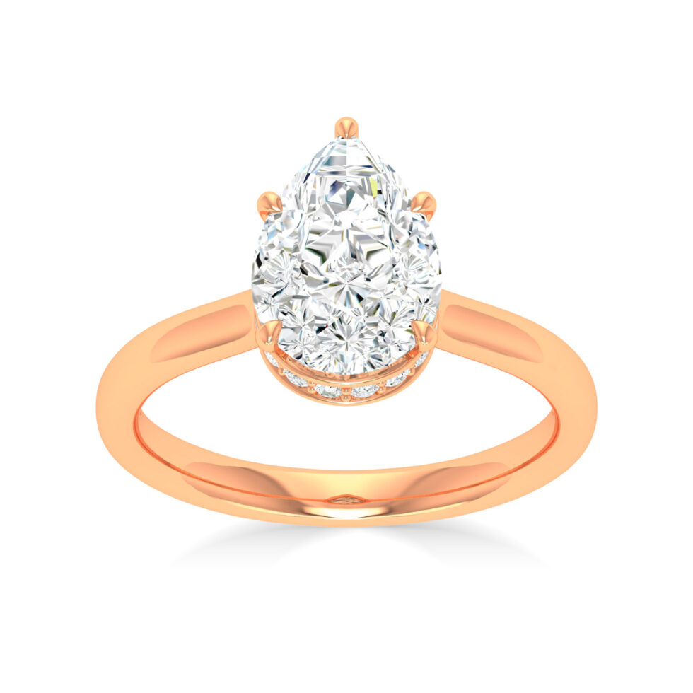 3 ct Pear Engagement Ring