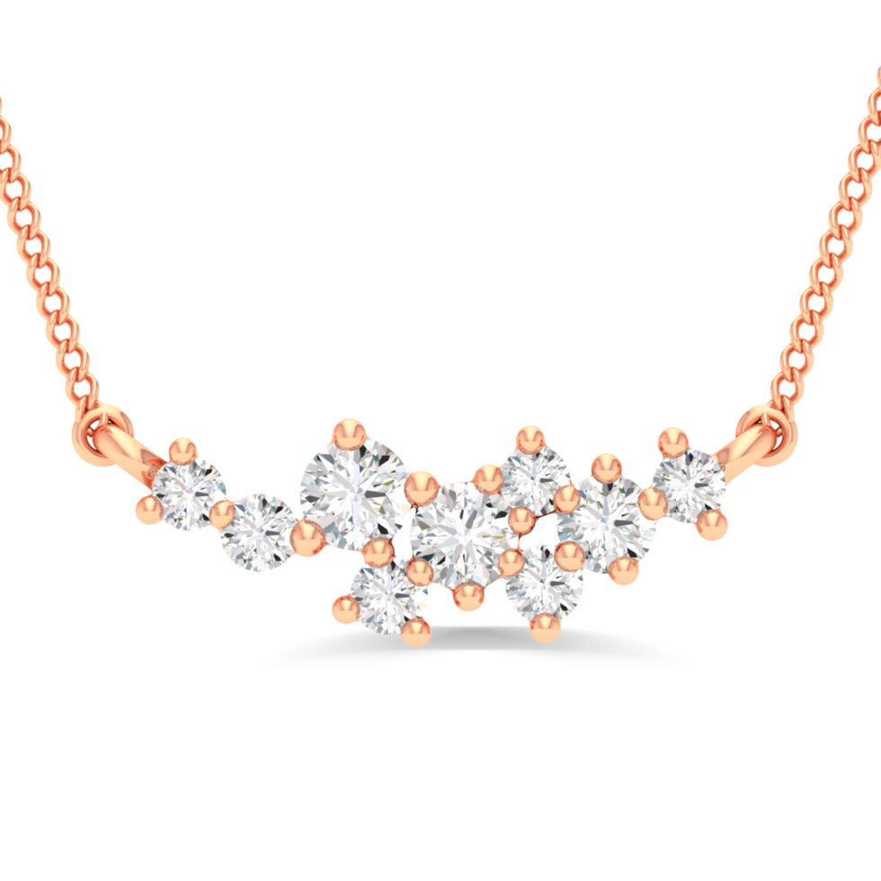 LAB CREATED CLUSTER ROUND DIAMONDS
