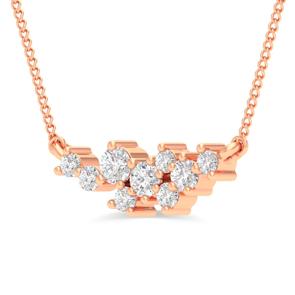 LAB CREATED CLUSTER ROUND DIAMONDS