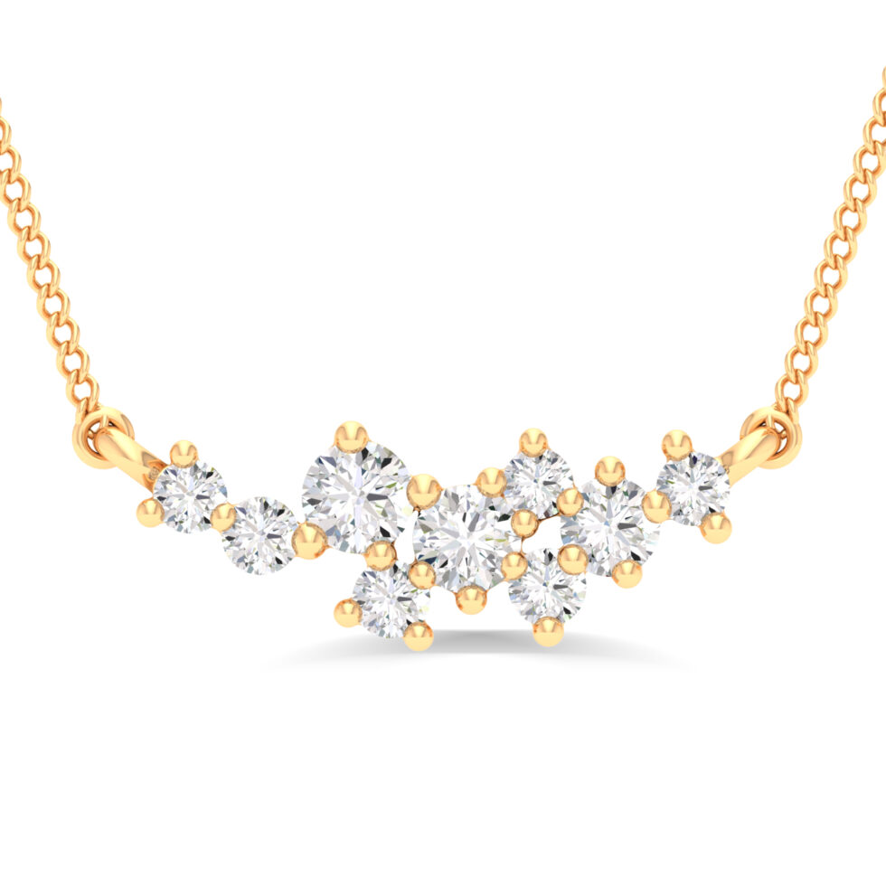 LAB CREATED CLUSTER ROUND DIAMONDS