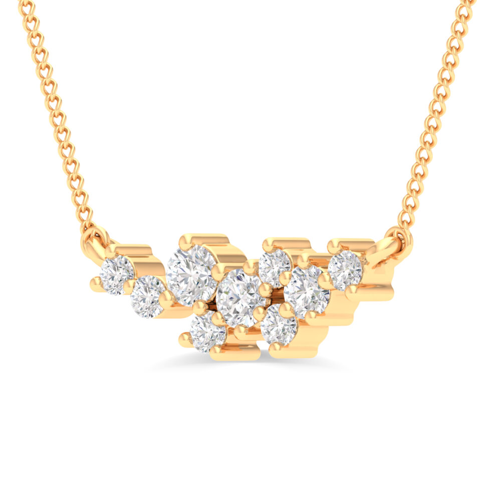 LAB CREATED CLUSTER ROUND DIAMONDS