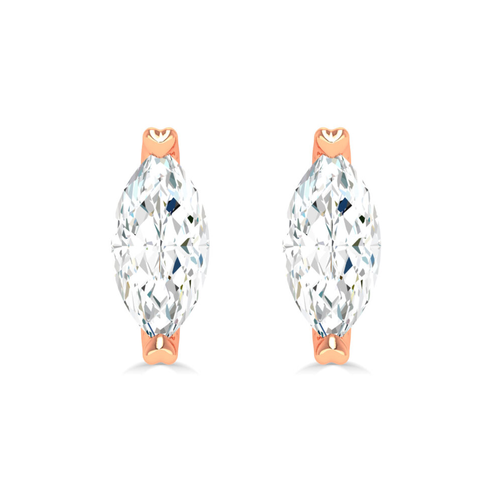 LAB GROWN DIAMOND MARQUISE STUD EARRINGS