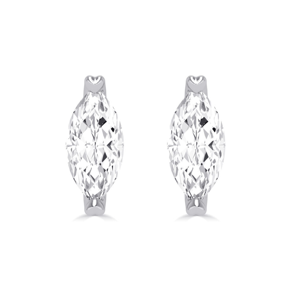 LAB GROWN DIAMOND MARQUISE STUD EARRINGS