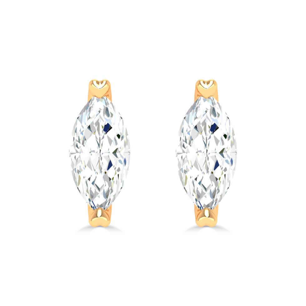 LAB GROWN DIAMOND MARQUISE STUD EARRINGS