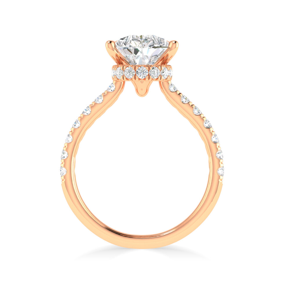 3ct Pear lab created diamonds