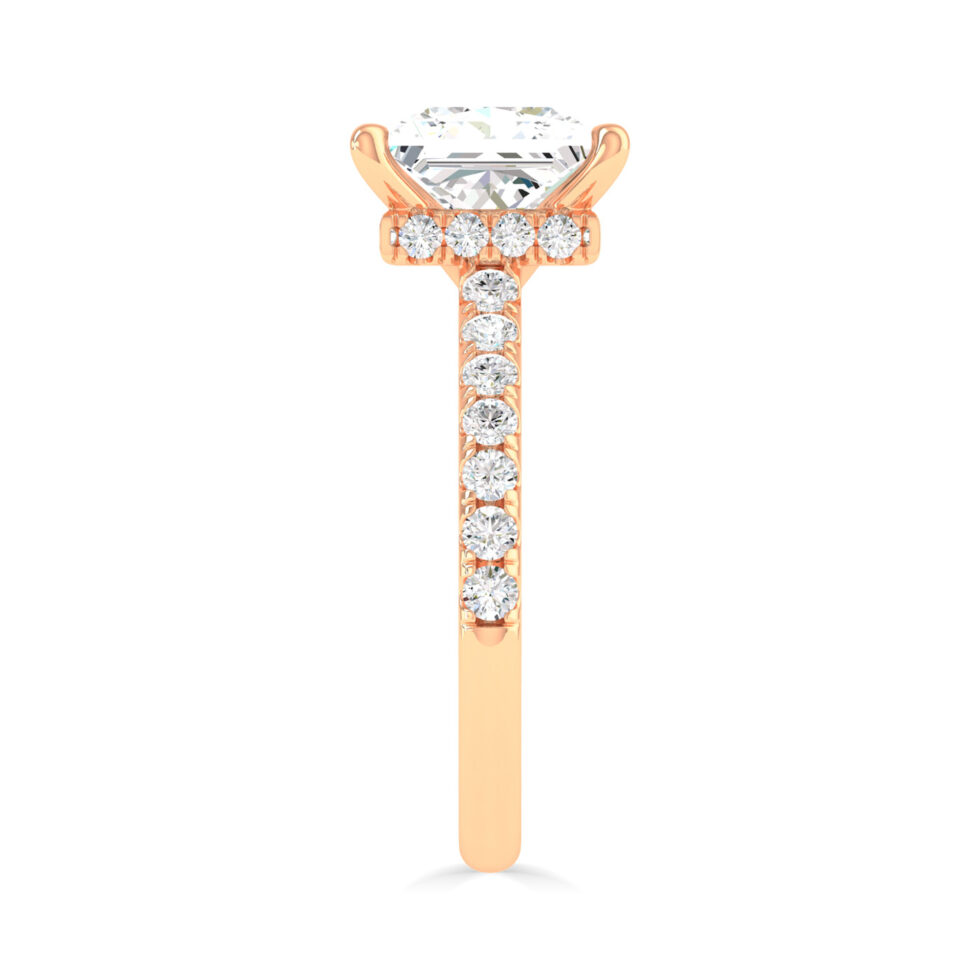 Princess Lab diamond Engagement Ring