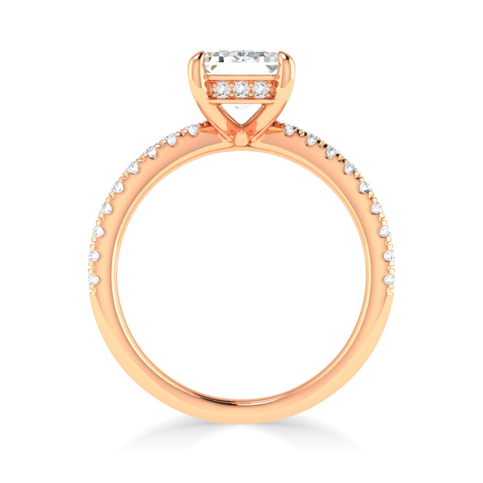 Emerald Designer Lab Created Ring
