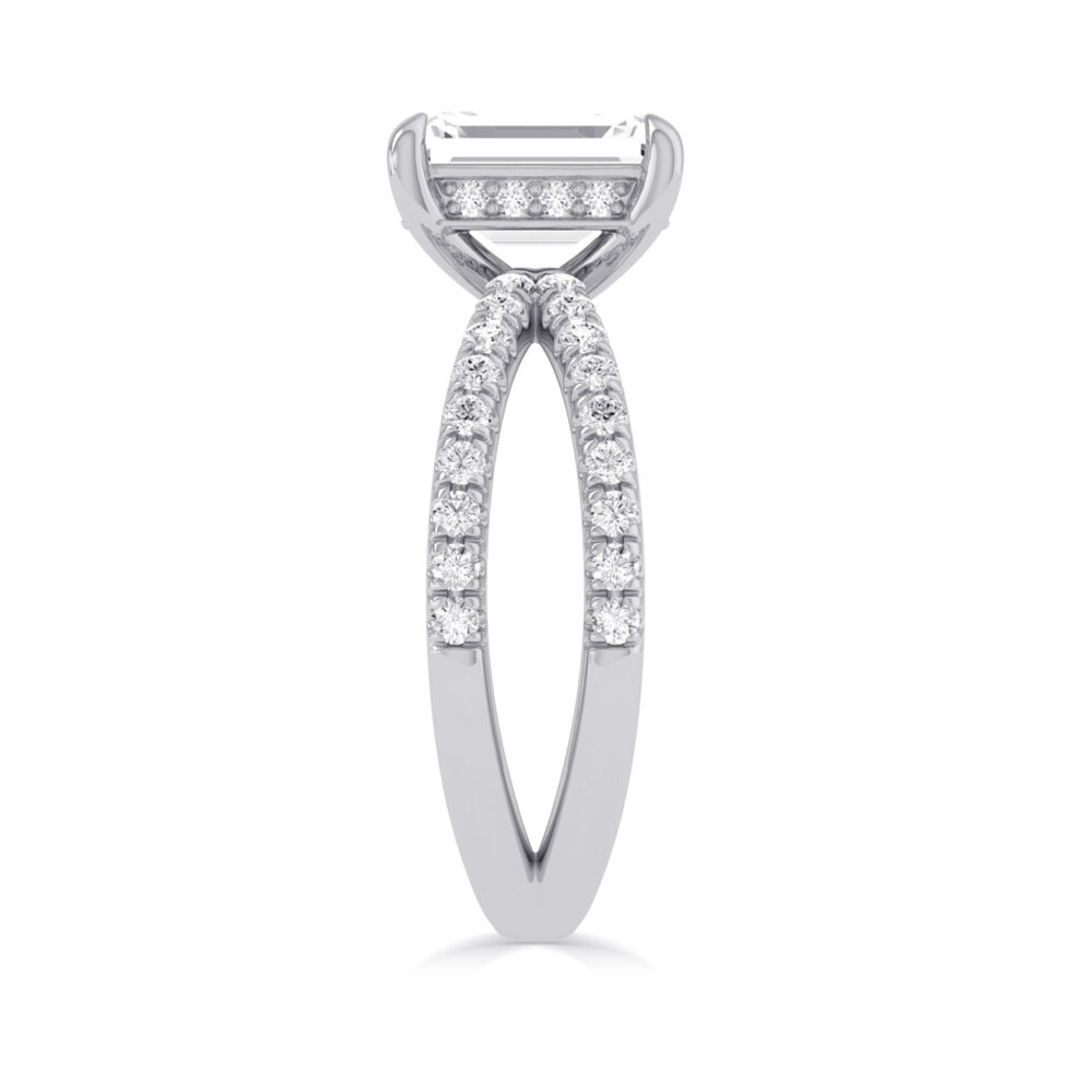 Emerald Designer Lab Created Ring