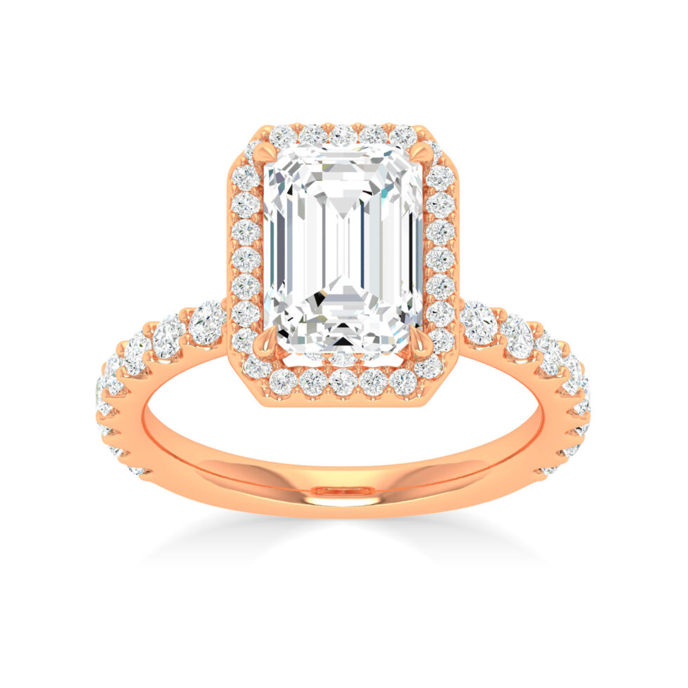 Emerald Engagement Ring