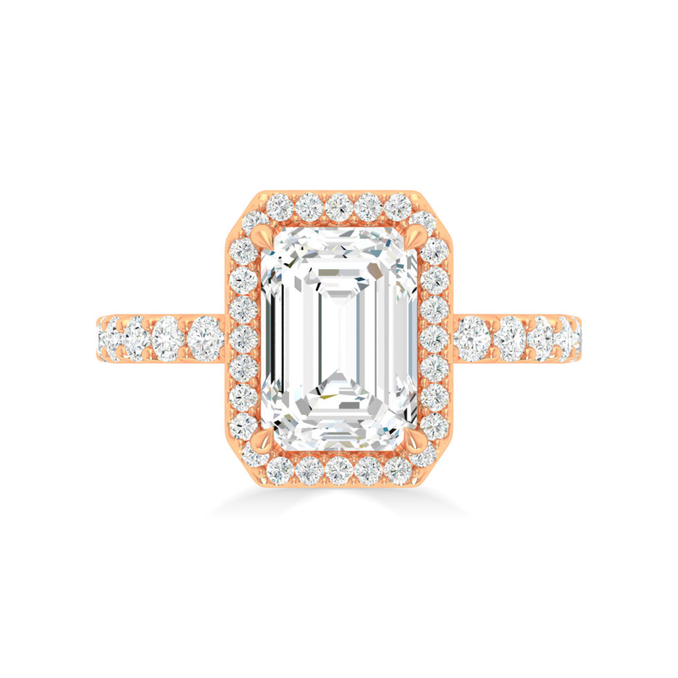 Emerald Engagement Ring