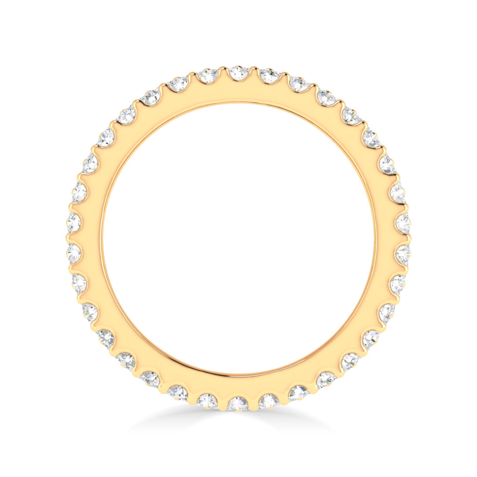 5 Lines Eternity lab grown Diamond Ring