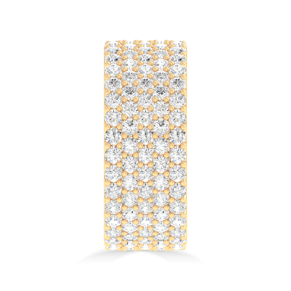 5 Lines Eternity lab grown Diamond Ring