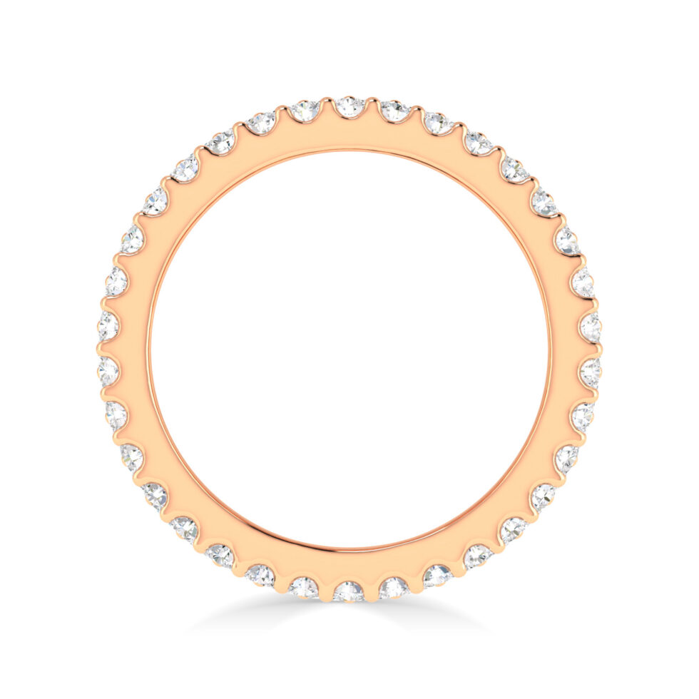5 Lines Eternity lab grown Diamond Ring