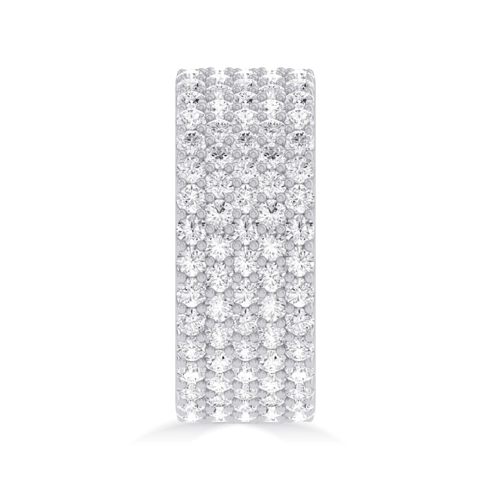 5 Lines Eternity lab grown Diamond Ring
