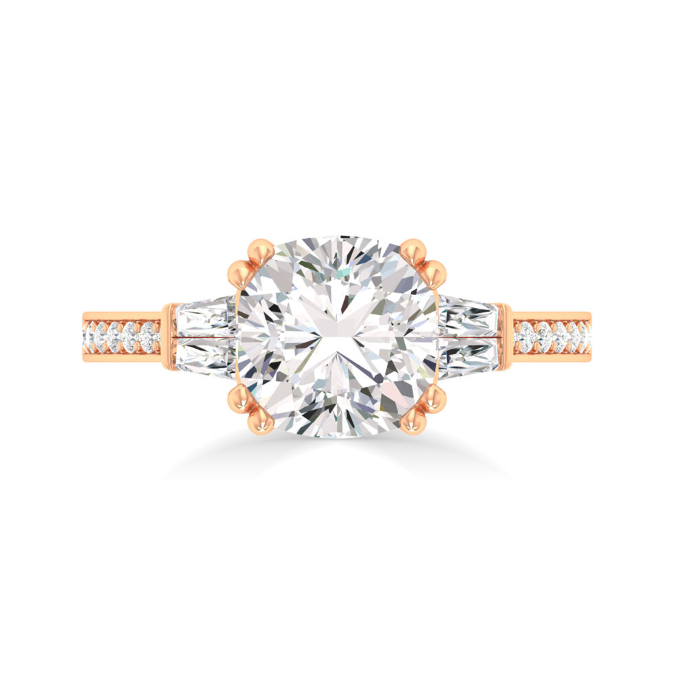 3 ct Cushion Lab Grown Diamond
