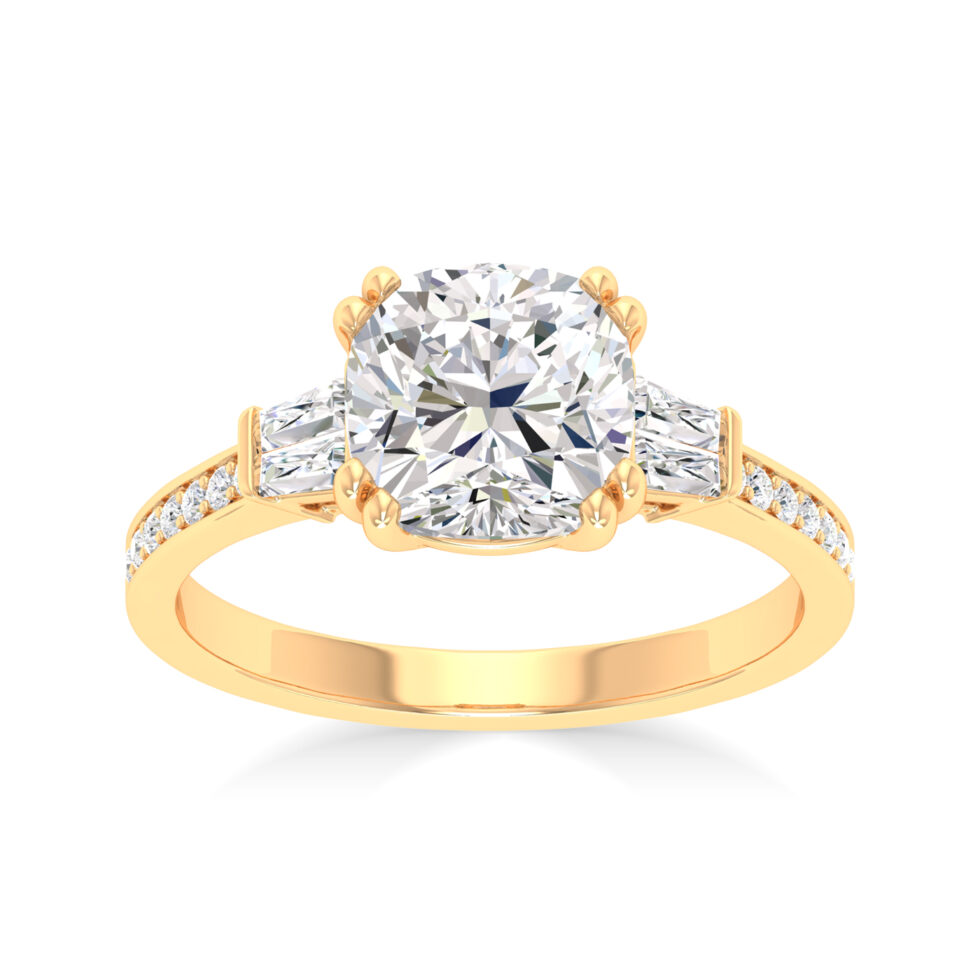 3 ct Cushion Lab Grown Diamond