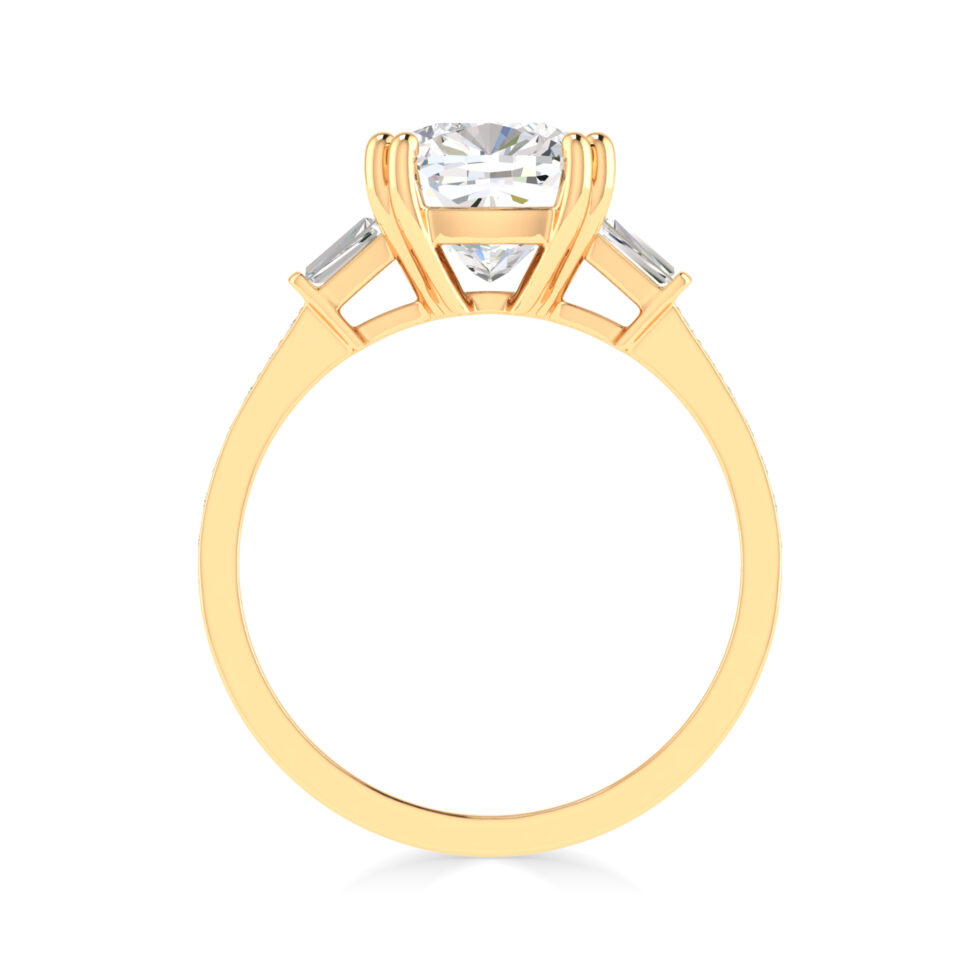 3 ct Cushion Lab Grown Diamond