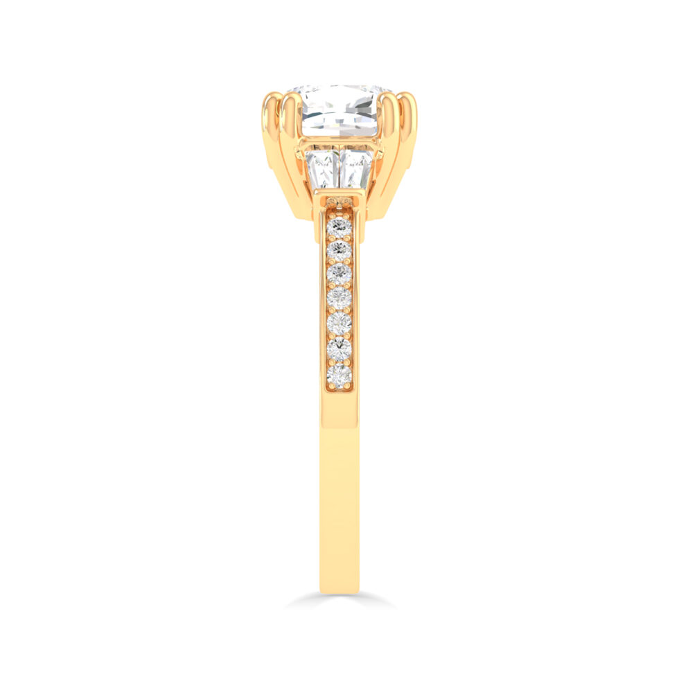 3 ct Cushion Lab Grown Diamond
