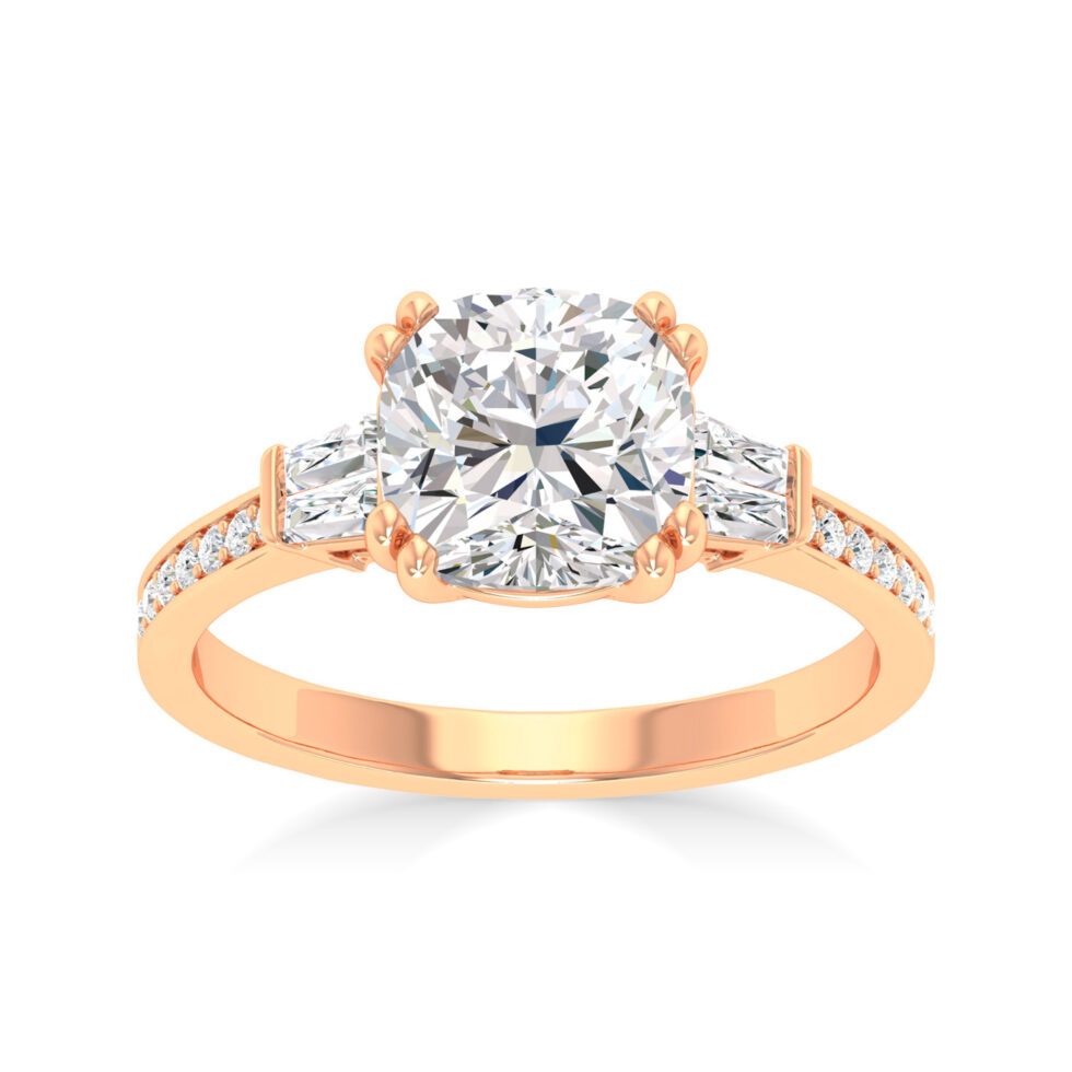 3 ct Cushion Lab Grown Diamond