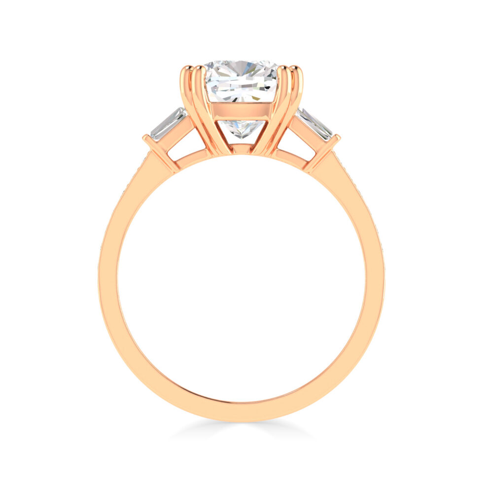 3 ct Cushion Lab Grown Diamond