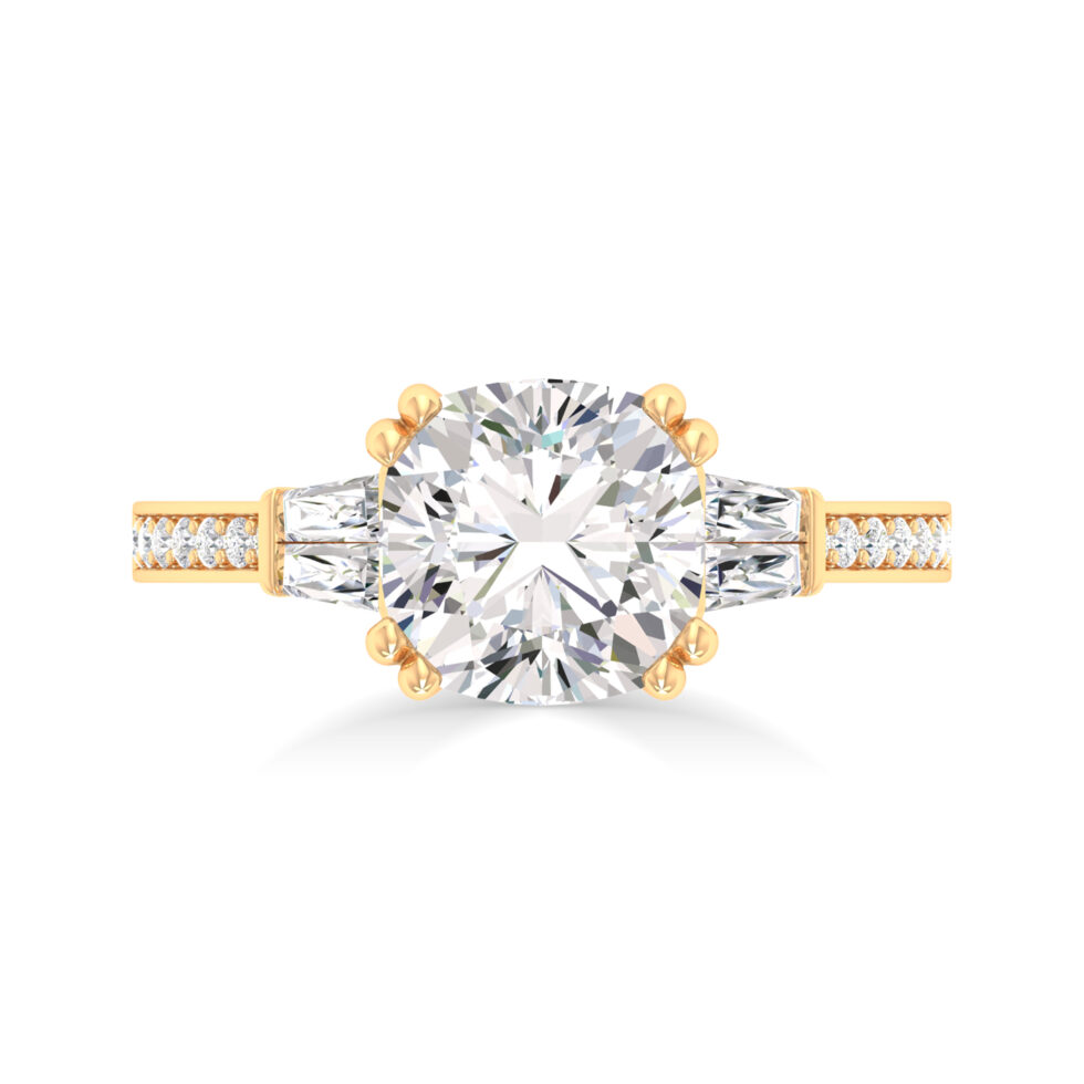 3 ct Cushion Lab Grown Diamond