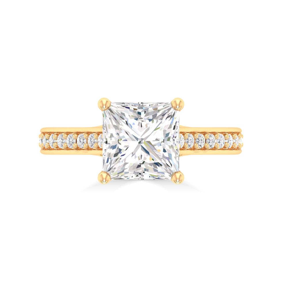 3ct Princess Engagement Ring