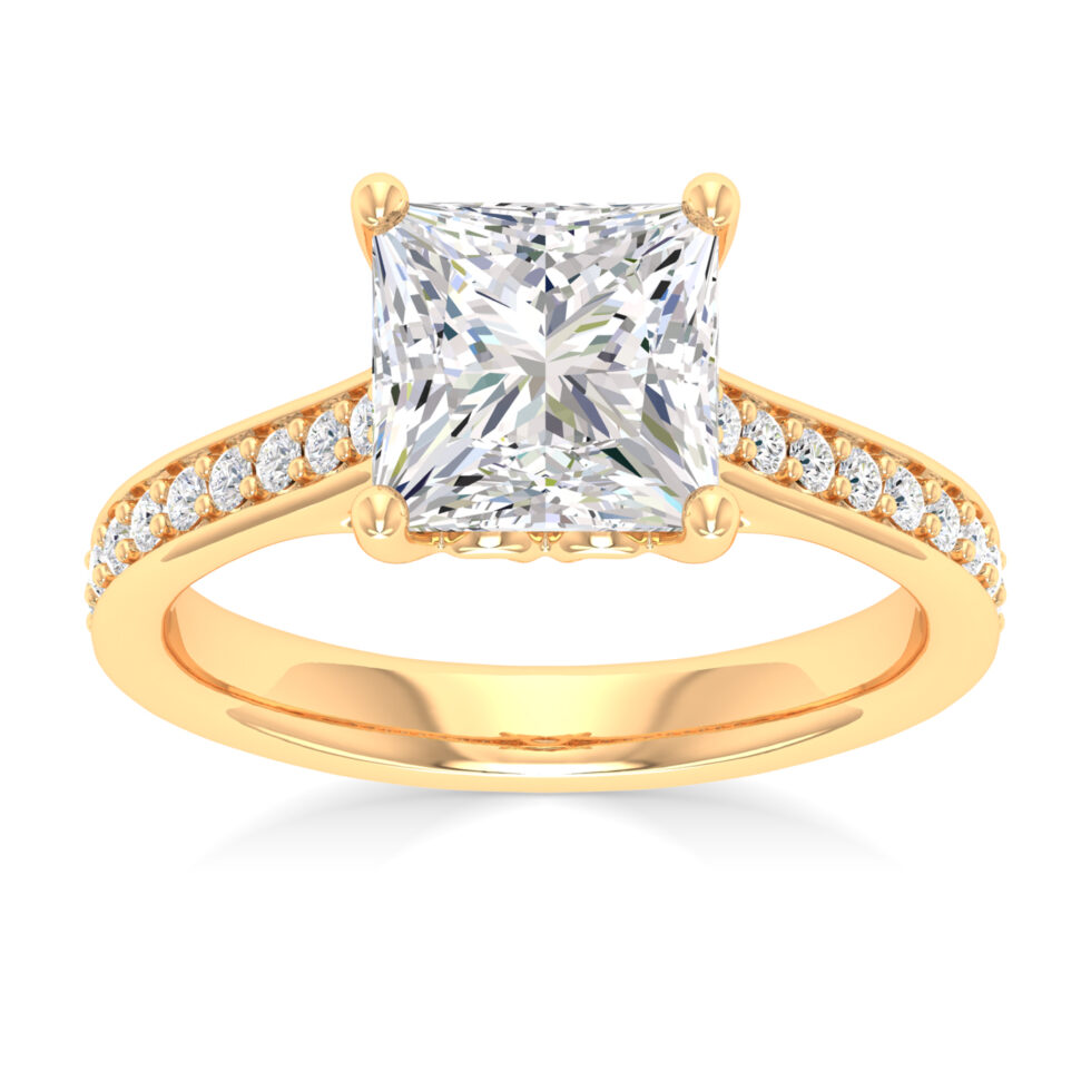 3ct Princess Engagement Ring