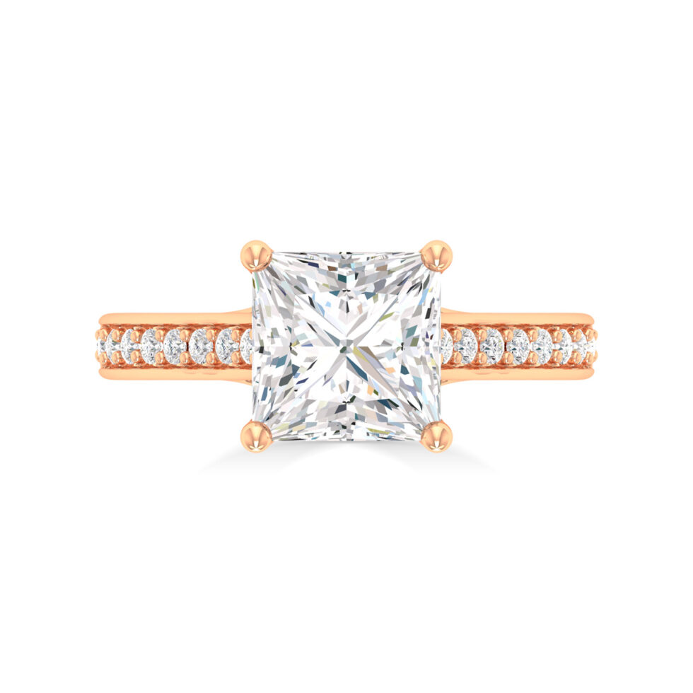 3ct Princess Engagement Ring