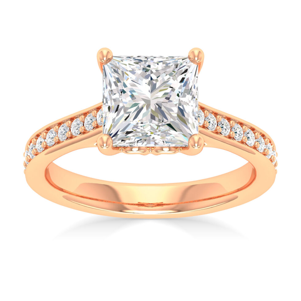 3ct Princess Engagement Ring