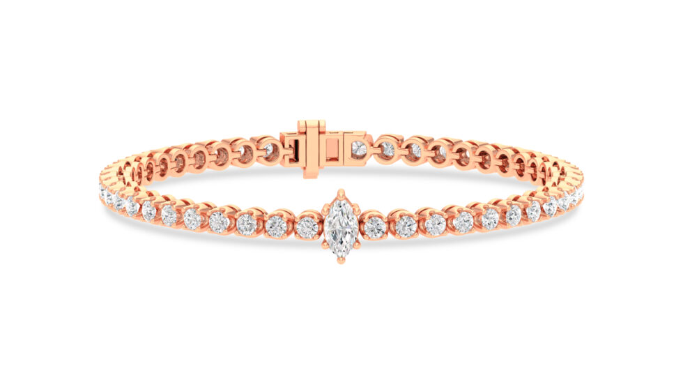 DIAMOND TENNIS  BRACELET LAB GROWN