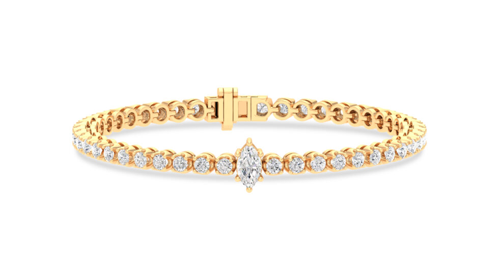 DIAMOND TENNIS  BRACELET LAB GROWN