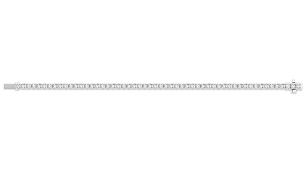 10 POINTER TENNIS  BRACELET LAB GROWN