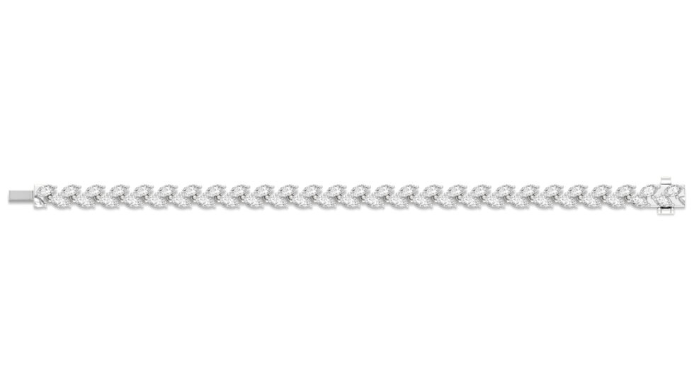 MARQUISE LAB GROWN DIAMOND TENNIS BRACELET