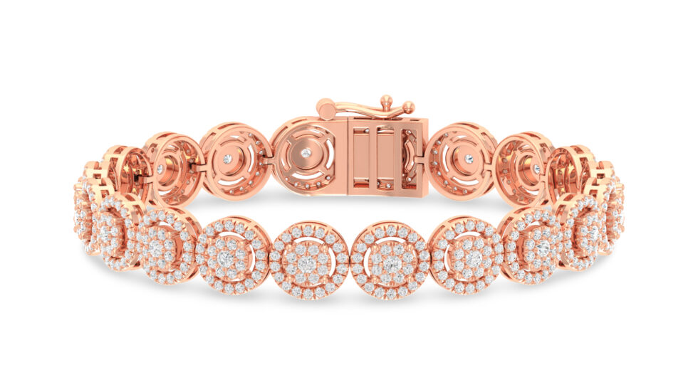 HALO LAB GROWN DIAMOND TENNIS BRACLET