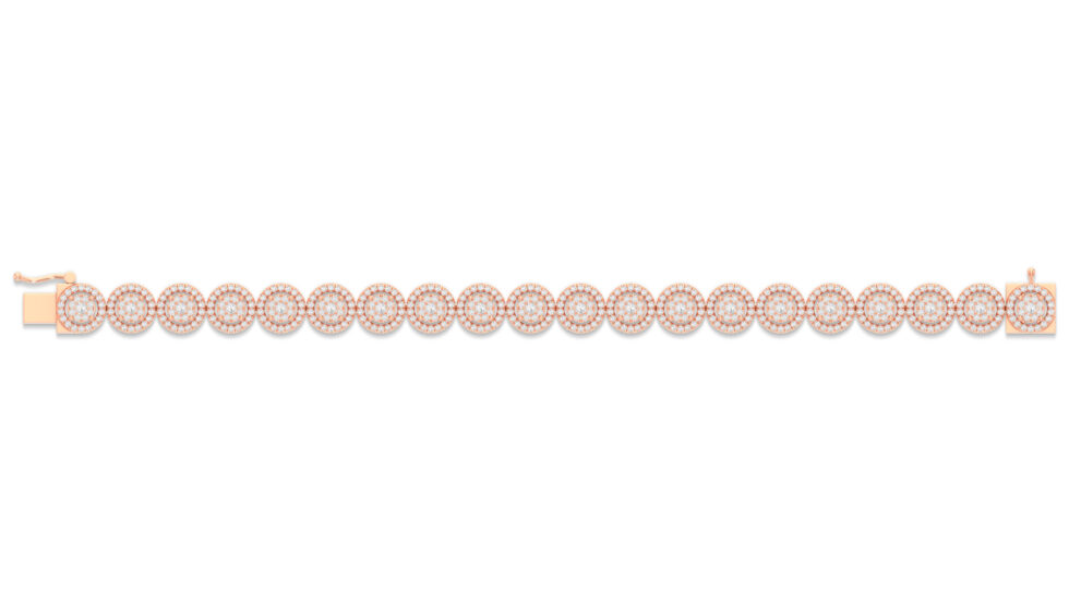 HALO LAB GROWN DIAMOND TENNIS BRACLET