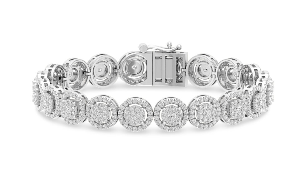 HALO LAB GROWN DIAMOND TENNIS BRACLET