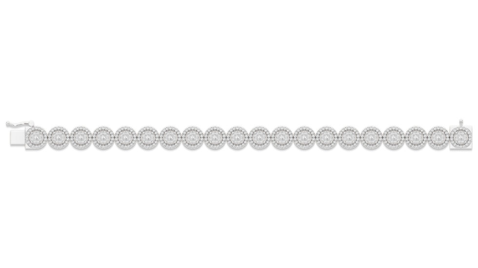 HALO LAB GROWN DIAMOND TENNIS BRACLET