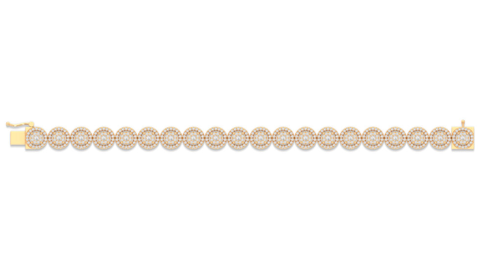 HALO LAB GROWN DIAMOND TENNIS BRACLET