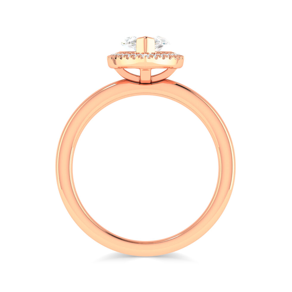 MARQUISE HALO ENGAGEMENT RING