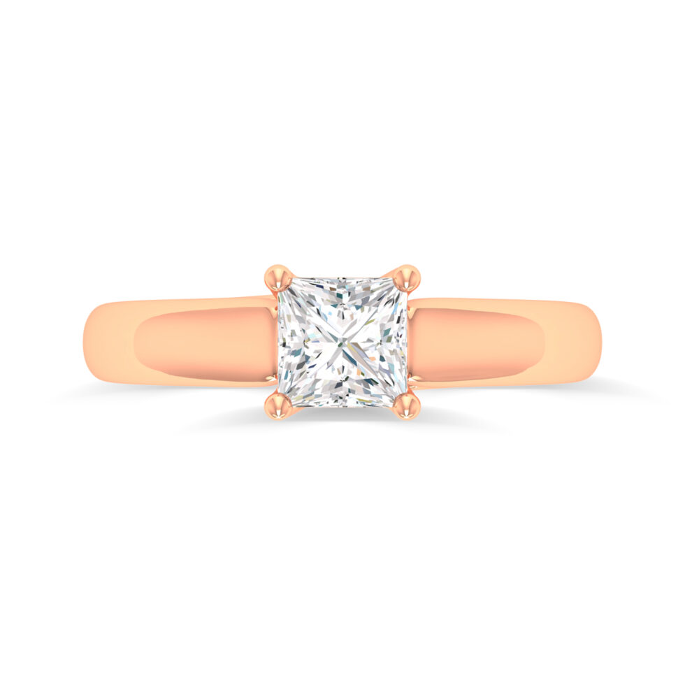 Pear Lab Grown Diamond Engagement Ring