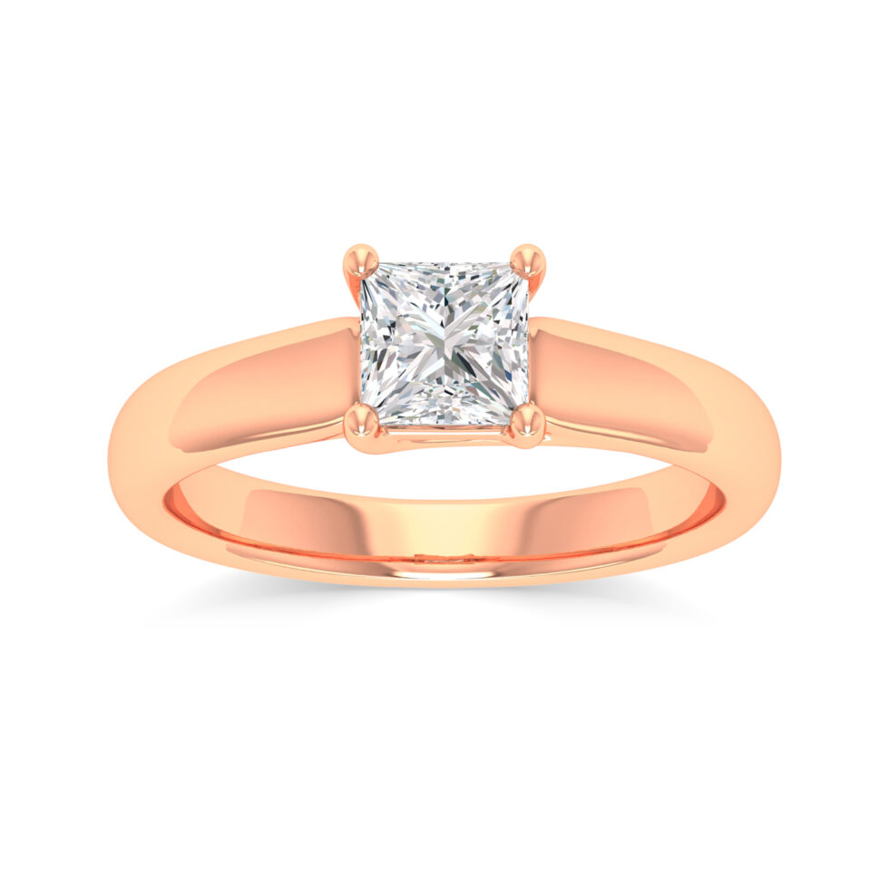 Pear Lab Grown Diamond Engagement Ring
