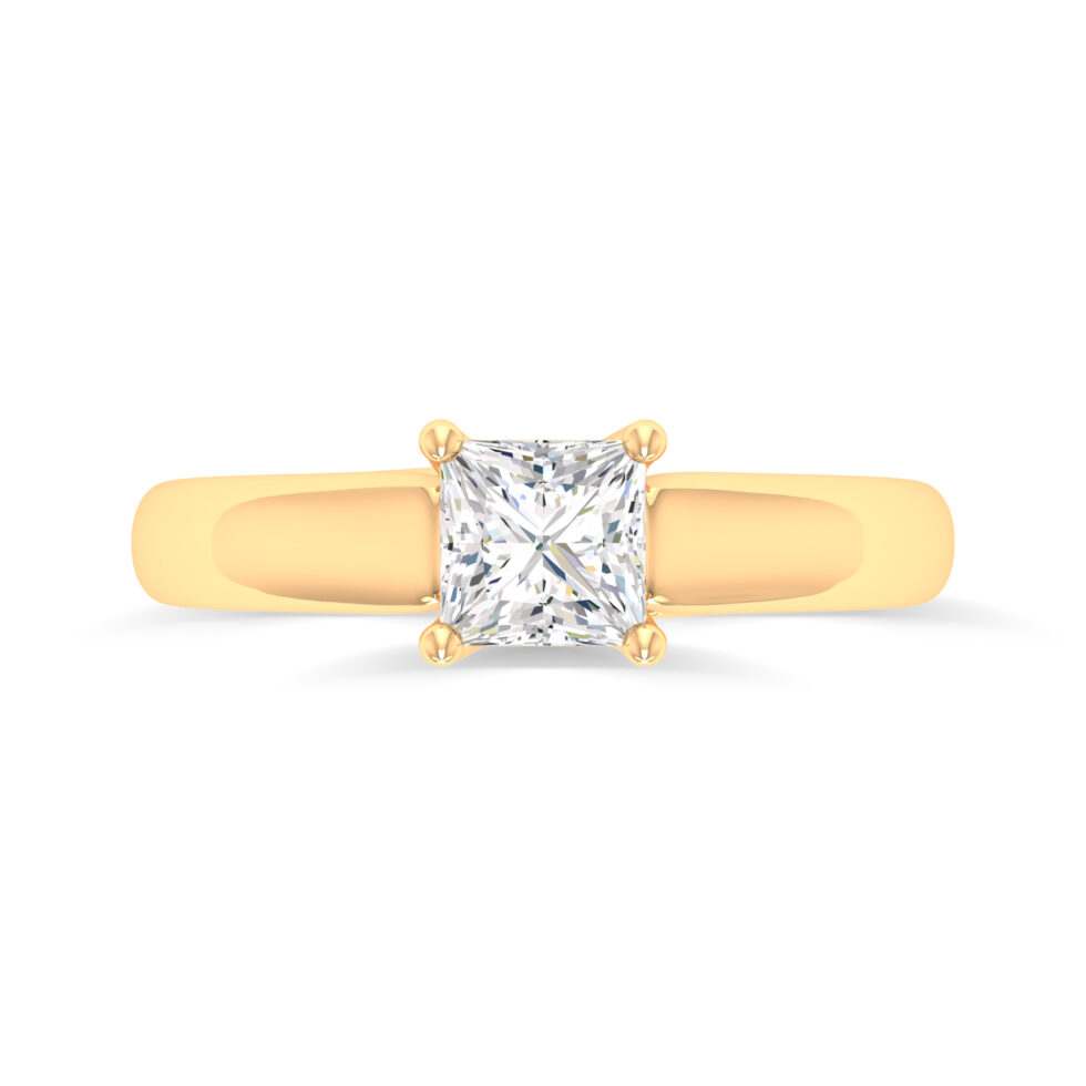 Pear Lab Grown Diamond Engagement Ring