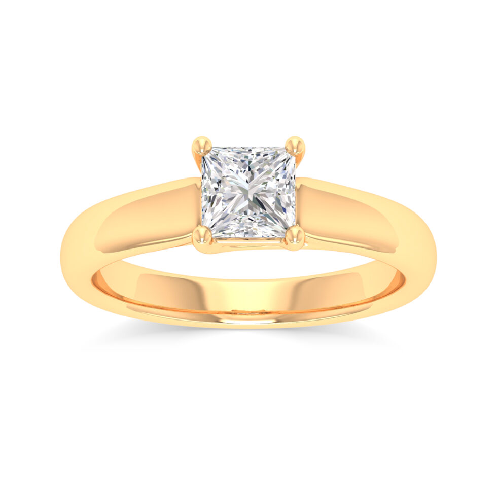 Pear Lab Grown Diamond Engagement Ring