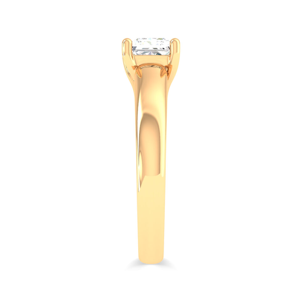 Pear Lab Grown Diamond Engagement Ring