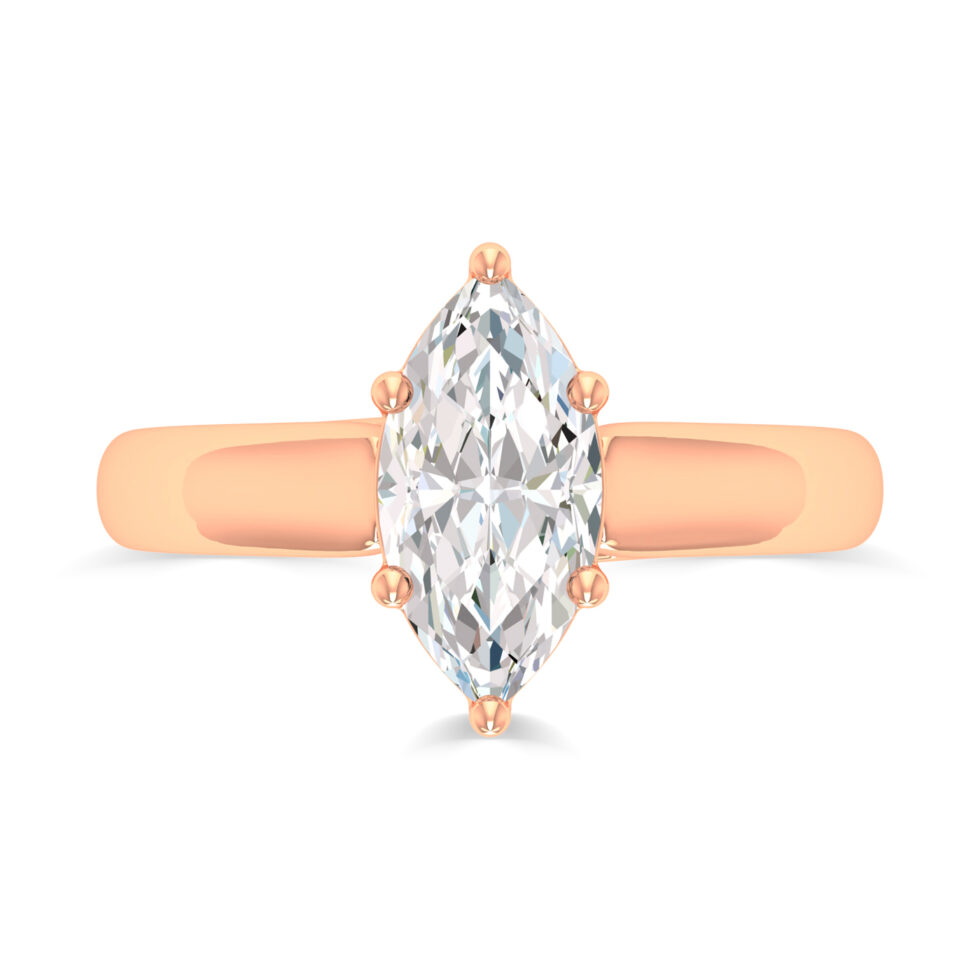 1.5CT MARQUISE LAB GROWN DIAMOND RING