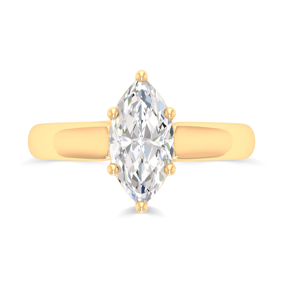 1.5CT MARQUISE LAB GROWN DIAMOND RING